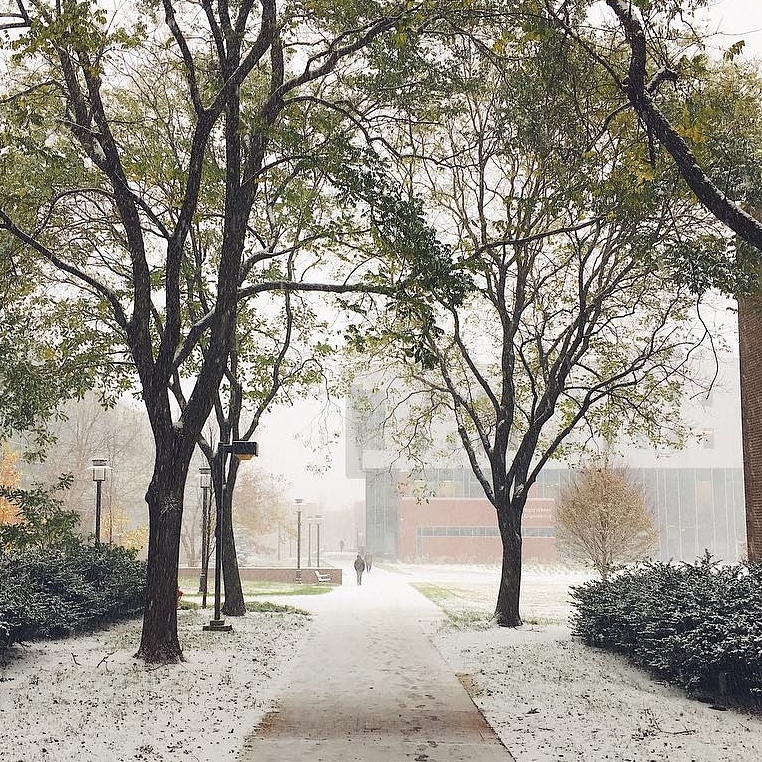 Rutgers in the Snow