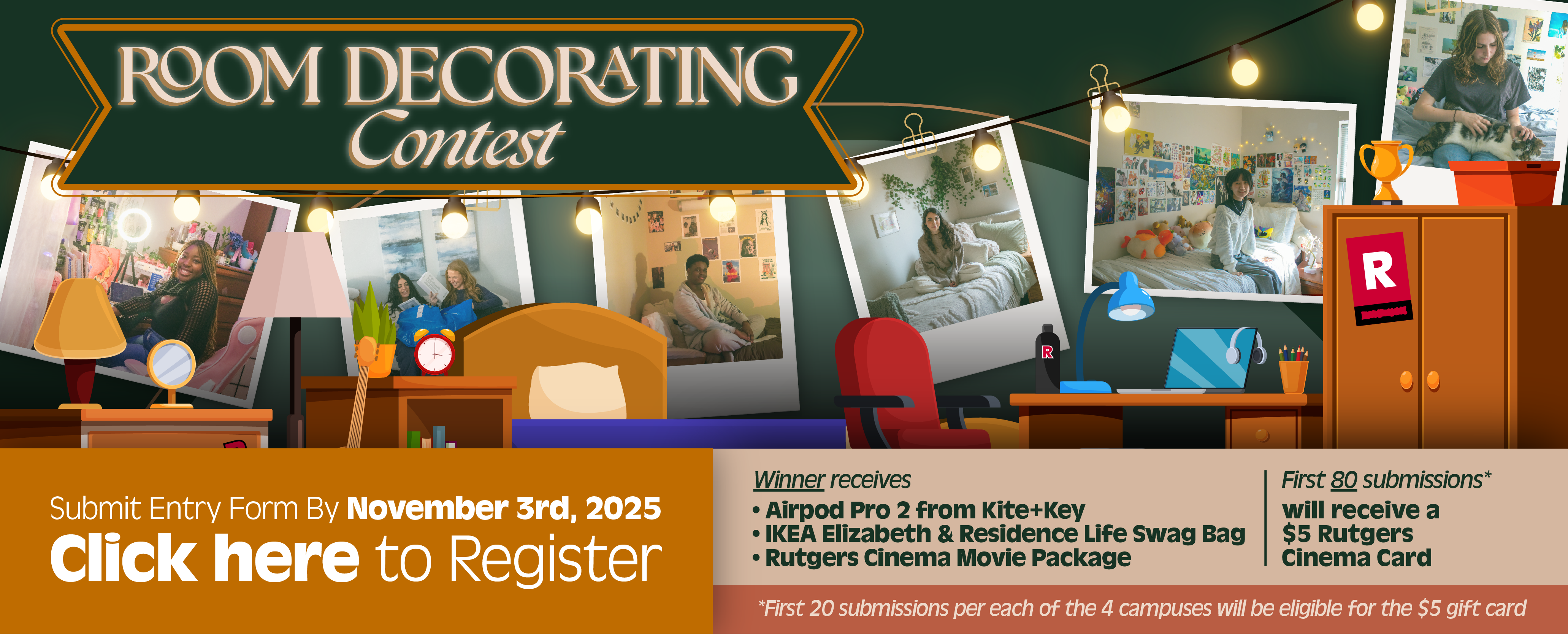 Room Decorating Contest Banner