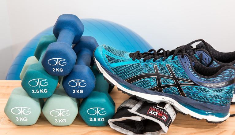 Image of dumbells